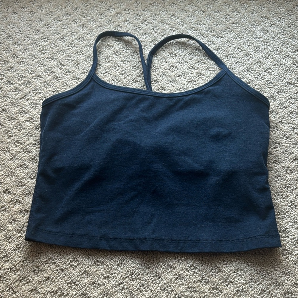 Spacedye Slim Racerback Cropped Tank